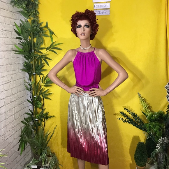 Dresses & Skirts - Anthropologie Ombre Pleated skirt